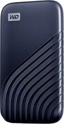 Зовнiшнiй портативний SSD WD My Passport 2TB Midnight Blue (синій) WDBAGF0020BBL-WESN - мініатюра 2