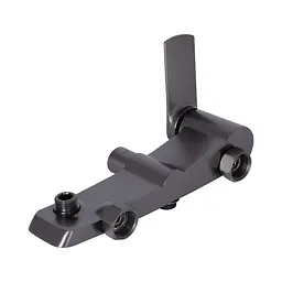 Душова система для душу Qtap Slavonice на два споживача QTSLA110GMB45913 Gunmetal Black PVD, Шліфований чорний хром - мініатюра 7