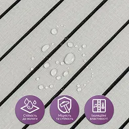 Покриття вінілове самоклеюче Wall Sticker 3D рейки 600х600х2.8 мм SW-00003242 - мініатюра 2