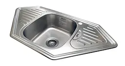 Кухонна мийка Romzha Meduza Satin RO47237, Сірий - мініатюра 4