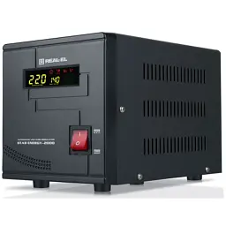 Стабілізатор REAL-EL STAB ENERGY-2000 (EL122400013) - мініатюра 5