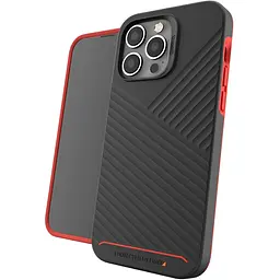 Оригінальний протиударний чохол ZAGG Gear4 Denali MagSafe для Iphone 14 Pro (6.1") Black Orange - мініатюра 2