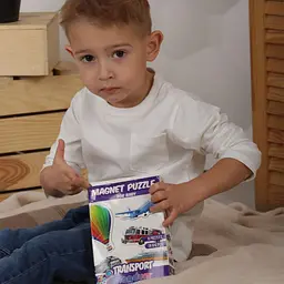 Магнітні пазли Magdum Baby puzzle Транспорт ML4031-24 EN - мініатюра 8