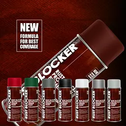 Фарба аерозольна Антиіржа Deco color 4в1 Rust Blocker 400 мл (RAL 3000) Червона - мініатюра 3