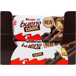 Батончик шоколадний Kinder Bueno Dark 43 г - мініатюра 4