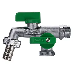 Кран Arco кульовий для поливу подвійний 1/2″x3/4″x3/4″ 00472