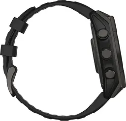 Смарт-годинник Garmin Fenix 8 51mm Solar Sapphire Carbon Gray DLC Titanium w. Black/Pebble Gray S. Band (010-02907-10/11/7 - мініатюра 6