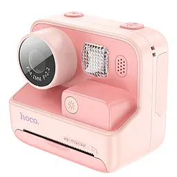 Дитяча фотокамера з моментальним друком Hoco DV200 Dual lens Pink - мініатюра 2