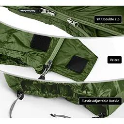 Спальний мішок з натуральним пухом Naturehike CWM295 CNK2300SD013, зелений - мініатюра 3