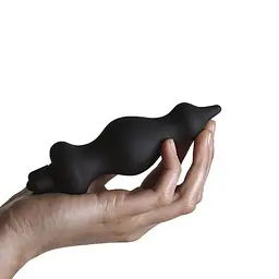 Анальна пробка з вібрацією Adrien Lastic Bullet Amuse Black, макс. діаметр 3,9 см - миниатюра 5