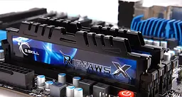 Оперативная память G.Skill DDR3 (2X4GB) 1333Mhz CL7 F3-10666CL7D-8GBXH RipjawsX XMP Kit Б/В - мініатюра 2