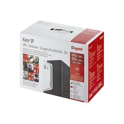 Пристрій безперебійного живлення Legrand Keor SP 1000VA 600W IEC+ Schuko (310187) - мініатюра 5