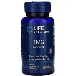 Триметилглицин Life Extension TMG 500 мг 60 капсул