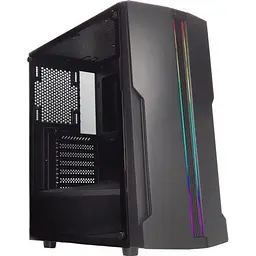 Корпус Xilence Blade, чорний, без БЖ, Midi Tower, для ATX / Micro-ATX / Mini-ITX, 2xUSB 3.0, макс. CPU - 165 мм / VGA - 335 мм,