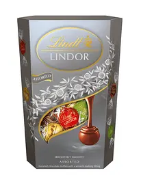 Шоколадные конфеты Lindt Lindor Chocolate Assorted Silver 200г
