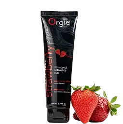 Оральний лубрикант Orgie Lube Tube Strawberry - зі смаком полуниці, 100 мл