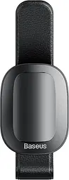 Автотримач для окулярів Baseus Platinum Vehicle Eyewear Clip Clamping Type black (ACYJN-B01) - мініатюра 2