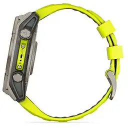 Смарт-годинник Garmin Fenix 8 51mm Solar Sapphire Titanium w. Amp Yellow/Graphite Silicone Band (010-02907-20/21) - мініатюра 9