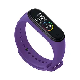 Силіконовий ремінець для фітнес браслетів Xiaomi Mi Band 3/4, Silicone, ultraviolet, зі зручною застібкою, на фітнес трекер та смарт годинник, ArmorStandart (ARM64862)