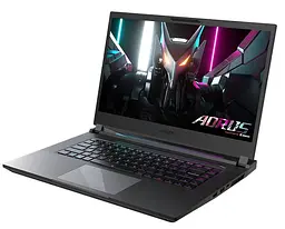 Ноутбук GIGABYTE AORUS 15 9KF (15.6 FullHD IPS 360 Hz, i5-12500H, 16 GB, 512 GB, RTX 4060 8 GB, DOS, вживаний) Black (9KF-E3KZ353SD) - мініатюра 2