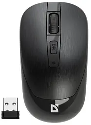 Мишка Defender Wave MM-995 Silent Wireless Black (52995) - мініатюра 1