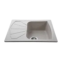 Гранітна мийка Globus Lux Tana мигдаль 610x500 мм А0008, Терра - мініатюра 3