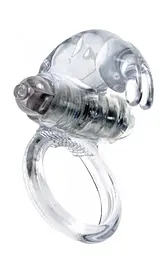 Ерекційне кільце Rabbit Vibro Cock Ring Clear Boss Series 67-00049 92587