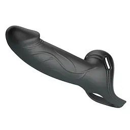 Порожнистий страпон Pretty Love Strap-On Harness Hollow, 25 см (чорний) - мініатюра 2