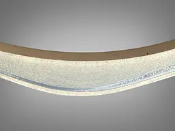 Стельова LED люстра Diasha MX86672/600+400CG шампань 105 Вт з пультом - мініатюра 4