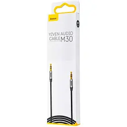 Кабель Baseus Yiven M30 3.5 mm to 3.5 mm 1.5m Black (CAM30-CS1) [136671] - мініатюра 6