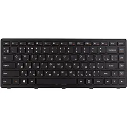 Клавіатура для ноутбука LENOVO G400S чорна, чорний фрейм (KB315246)