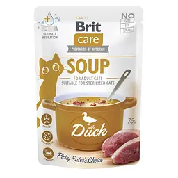 Набір Корм вологий Brit Care Soup Duck д/котів качка суп 75 г 15 шт. - мініатюра 5