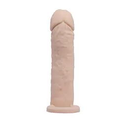 Насадка на пеніс Pretty Love Penis Sleeve Medium 16 см тілесний - мініатюра 2