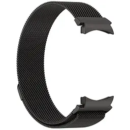 Ремінець металевий для смарт-годинника Google Pixel Watch 40,42,43,44,45,46,47 mm, Milanese Magnetic, чорний, міланська петля, браслет на магнітній застібці, сумісний з годинником Google Pixel Watch, для моделей з розміром корпусу 40,42,43,44,45,46 - мініатюра 4