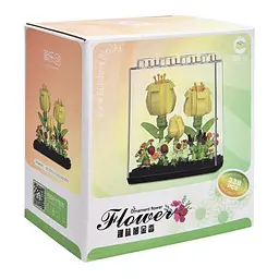 Дитячий Конструктор Ornament Flower 7375 у колбі, 338 деталей