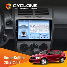 Штатна магнітола Dodge Caliber 2007-2008 Cyclone C10-012 4x64, DSP, 4G Cyclone (НФ-00009732) - мініатюра 2