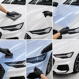 Антигравійна захисна бронеплівка за лекалами для Audi A5 B10 2024- повний кузов - мініатюра 3