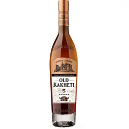 Упаковка бренді Old Kakheti 5 зірок 40% 6 л (0.5 л х 12 шт.) - мініатюра 2