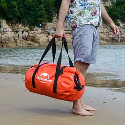 Сумка-баул водонепроникна Naturehike NH20FSB03 60 л червона - мініатюра 5