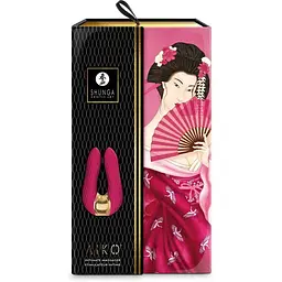 Вібратор для клітора Shunga Aiko Raspberry гнучкі кінчики - мініатюра 6