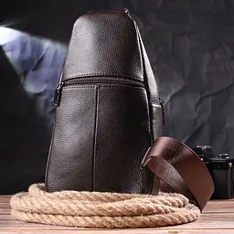 Чоловіча шкіряна сумка Vintage 17х30х8 см sum0022418 - мініатюра 6