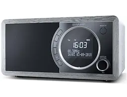 Радіоприймач колонка Sharp DR450GR Grey DAB+, FM RDS, Bluetooth, мережа - мініатюра 3