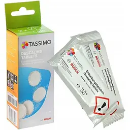 Таблетки для очищення кавомашини Bosch Tassimo TCZ6004 4шт