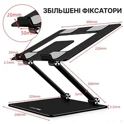 Підставка під ноутбук OfficePro LS111 Black (LS111B) - мініатюра 3