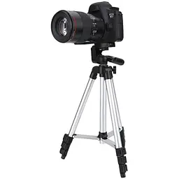 Універсальний штатив портативний XPRO 3-POD 3110 алюмінієвий для камер, фотоапаратів і проєкторів з чохлом 35-102 см - мініатюра 2
