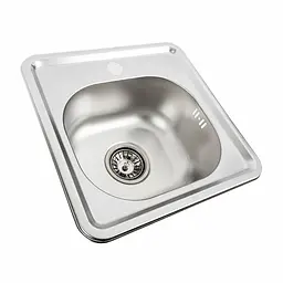 Кухонна мийка з нержавіючої сталі Platinum декор 3838 (0,6/160 мм), Decor - мініатюра 4