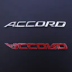 Емблема напис Accord цілісний напис скотч 3M 179 x 15 мм - мініатюра 2