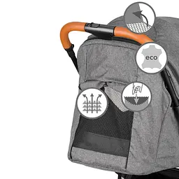 Прогулянкова коляска Kidwell Mavero Black/Brown - мініатюра 4