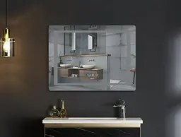 Дзеркало Mixxus Style MR03-80x60 (годинник, LED-підсвічування, антизапотівання) (MI6005) - мініатюра 5