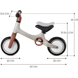 Біговел Kinderkraft Tove Desert Beige бежевий (KRTOVE00BEG0000) - мініатюра 9